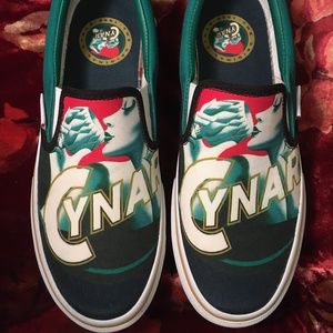 Customized Cynar Vans Size 6